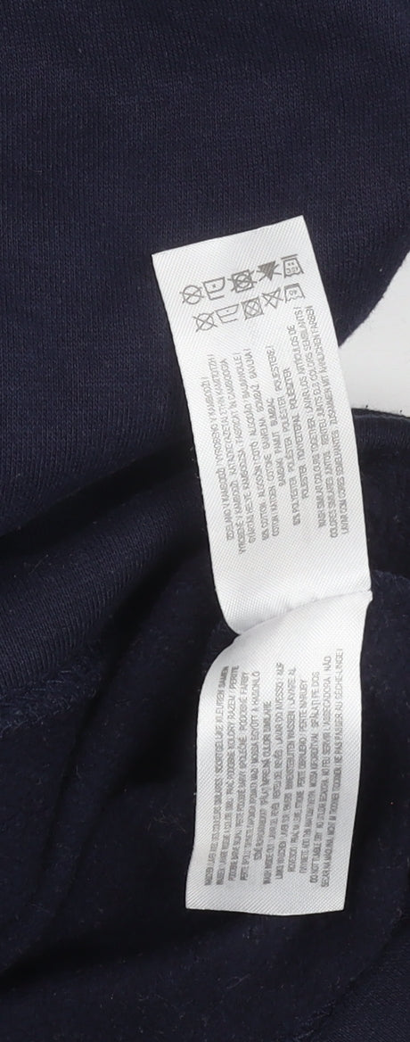 Primark Women’s Navy XS Sweatshirt 1/4 Zip New York Graphic