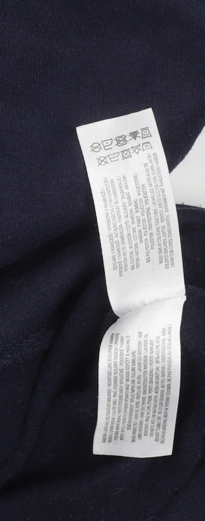 Primark Women’s Navy XS Sweatshirt 1/4 Zip New York Graphic