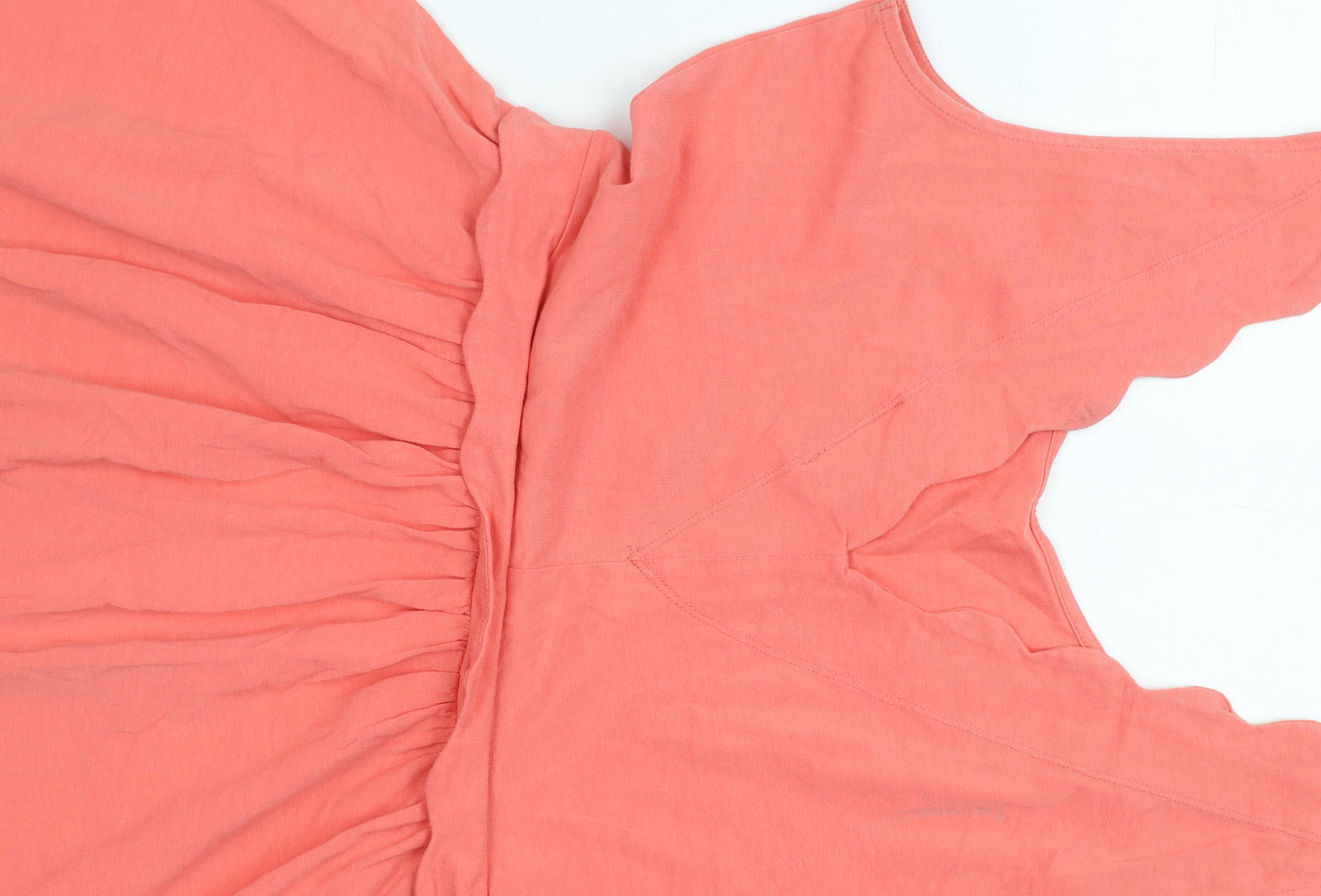 Warehouse Womens Pink Skater Dress UK 12 Sleeveless Jersey Summer