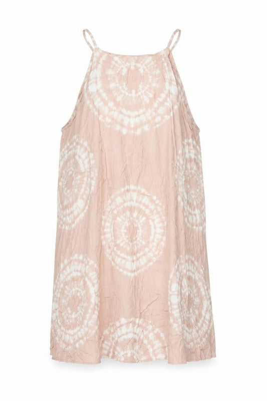 Forever 21 Womens Pink Tie Dye Slip Dress Size M Sleeveless Boho Summer