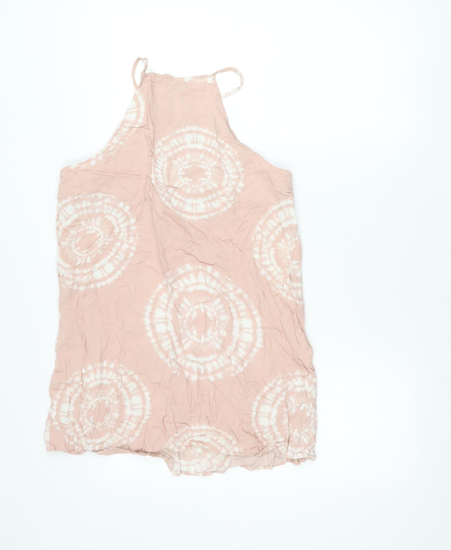 Forever 21 Womens Pink Tie Dye Slip Dress Size M Sleeveless Boho Summer