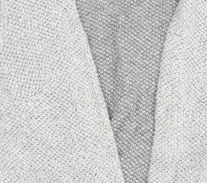 H&M Women’s Grey Knit Open Cardigan XS 3/4 Sleeve Casual Classic