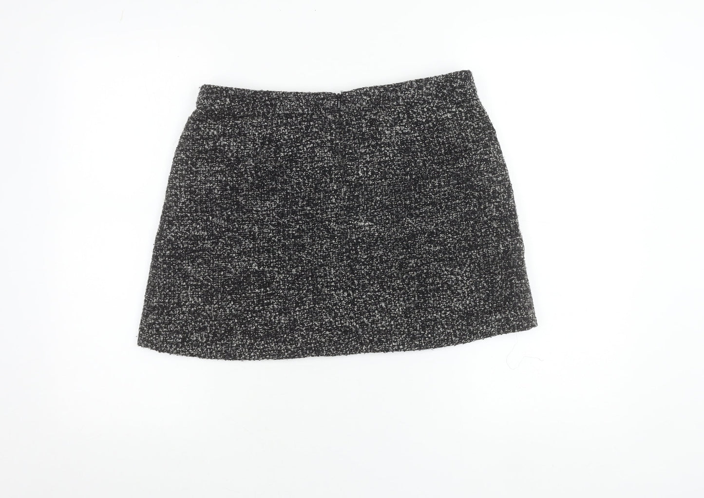 Gok Wan for Tu Women’s Black Tweed Skirt Size 12S Straight Pencil