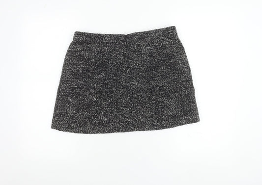 Gok Wan for Tu Women’s Black Tweed Skirt Size 12S Straight Pencil