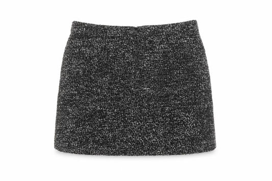 Gok Wan for Tu Women’s Black Tweed Skirt Size 12S Straight Pencil