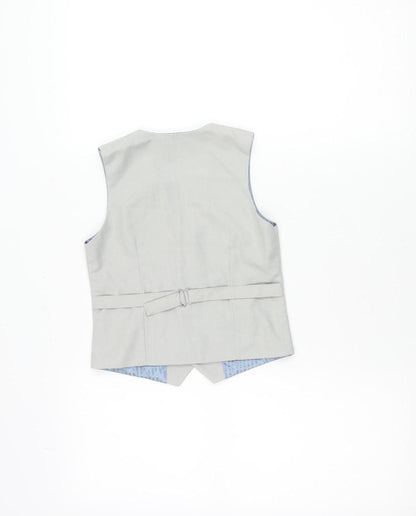 Paisley London Boys Beige Waistcoat 4 Years Formal Wedding Suit Vest