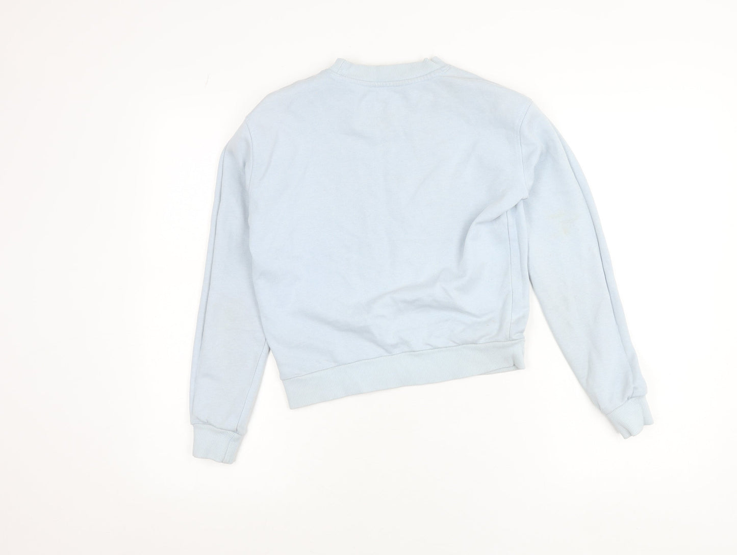 Zudio Women’s Blue XXS Pullover Sweatshirt Malibu Pier Print