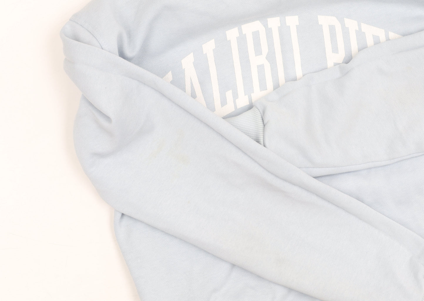 Zudio Women’s Blue XXS Pullover Sweatshirt Malibu Pier Print