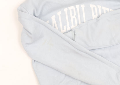 Zudio Women’s Blue XXS Pullover Sweatshirt Malibu Pier Print
