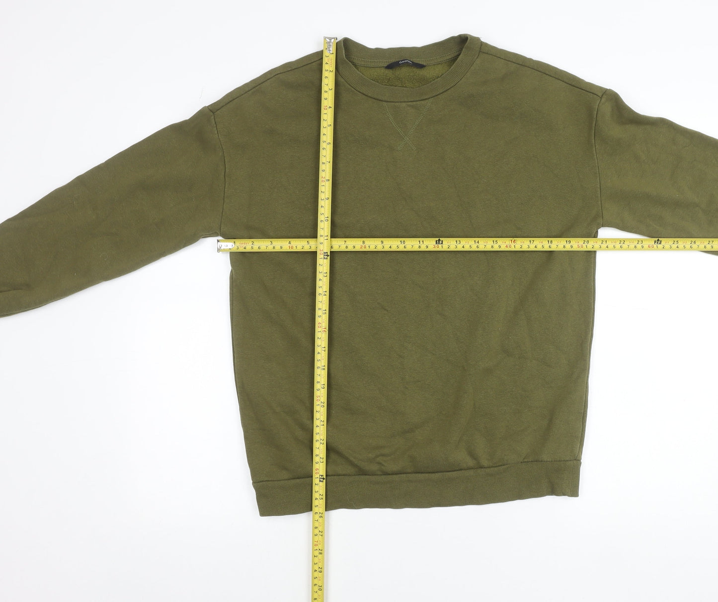 George Women’s Green Pullover Sweatshirt Size 8 Cotton Blend
