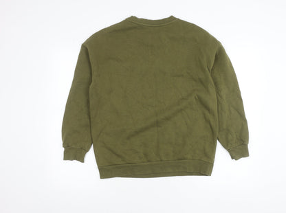 George Women’s Green Pullover Sweatshirt Size 8 Cotton Blend