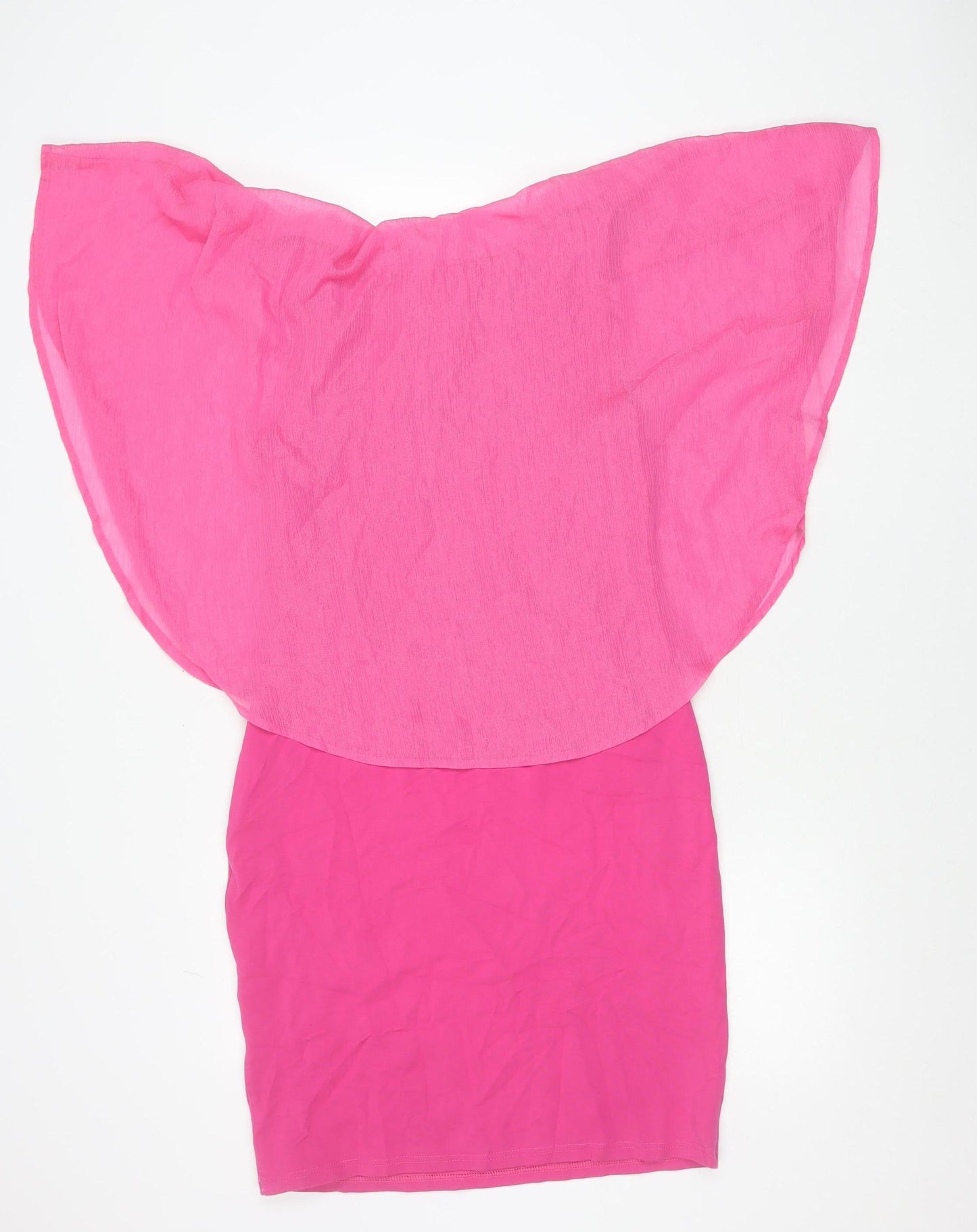 I Say Women’s Pink Asymmetric Sleeveless Dress Size S