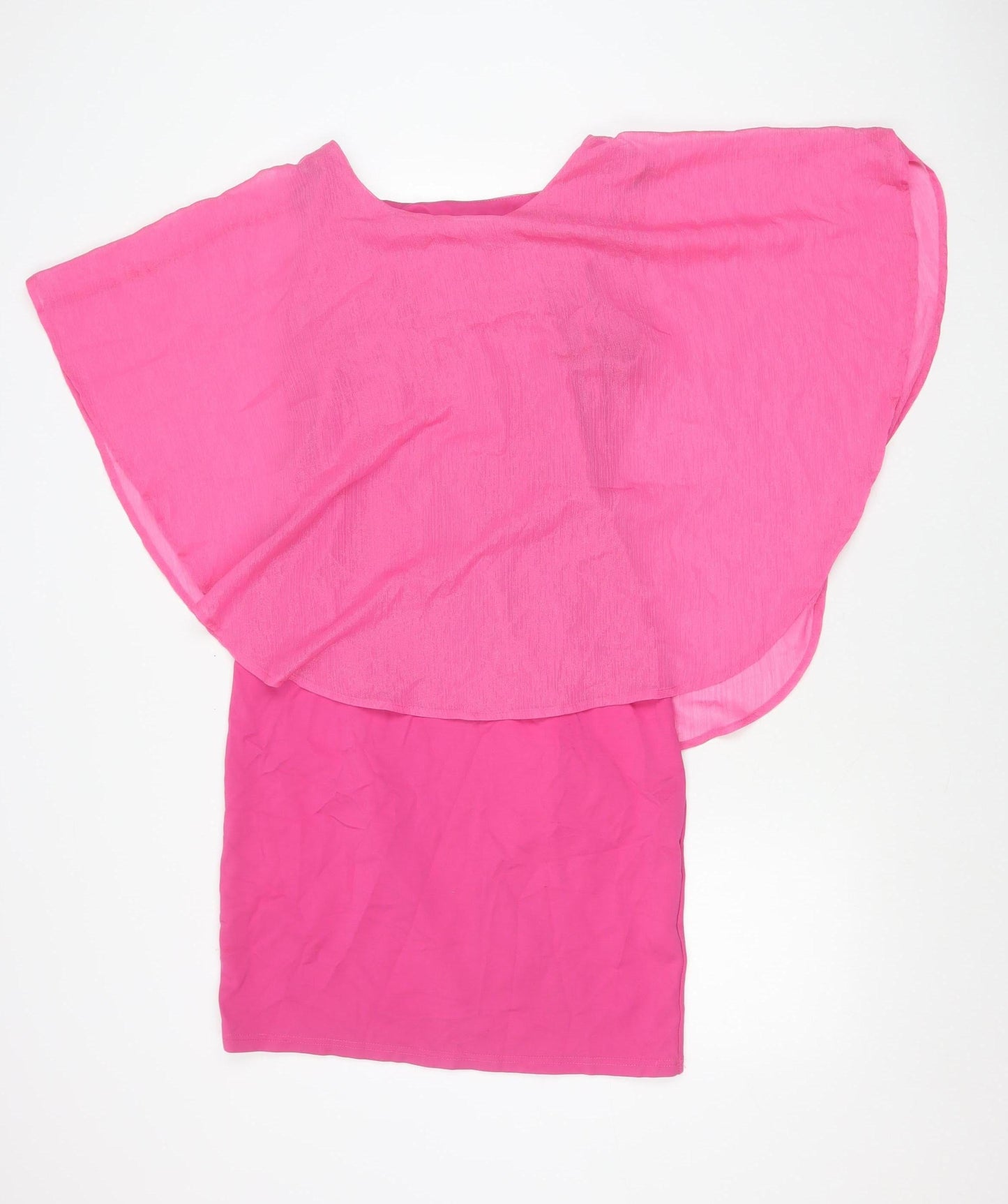 I Say Women’s Pink Asymmetric Sleeveless Dress Size S