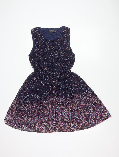 G. Lungta London Women's Multicoloured Fit & Flare Dress M/L