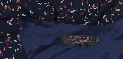 G. Lungta London Women's Multicoloured Fit & Flare Dress M/L