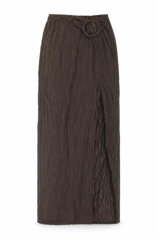 PrettyLittleThing Women’s Brown Long Pencil Skirt Size 4