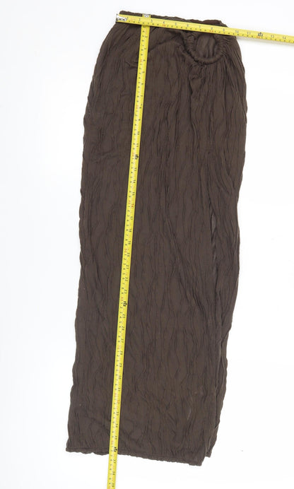 PrettyLittleThing Women’s Brown Long Pencil Skirt Size 4