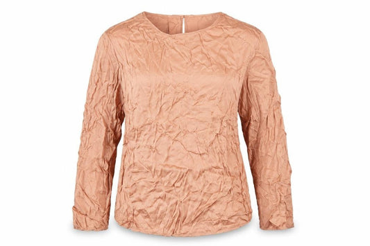 Marks and Spencer Women’s Brown Viscose Blouse Size 14 Long Sleeve