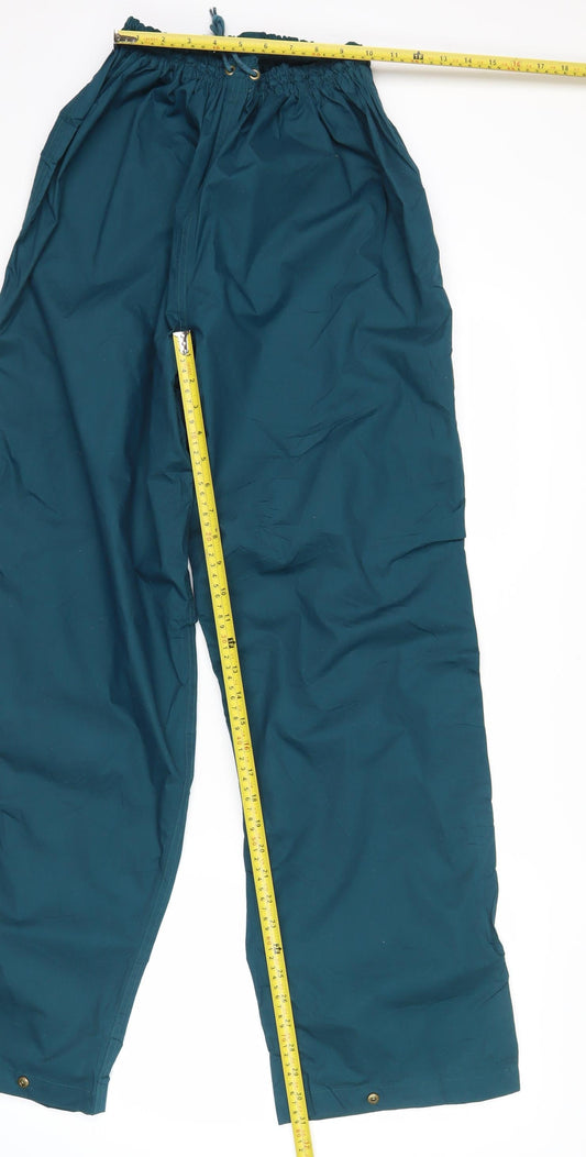 Regatta Mens Green L 38in Waist 32in Leg Rain Trousers