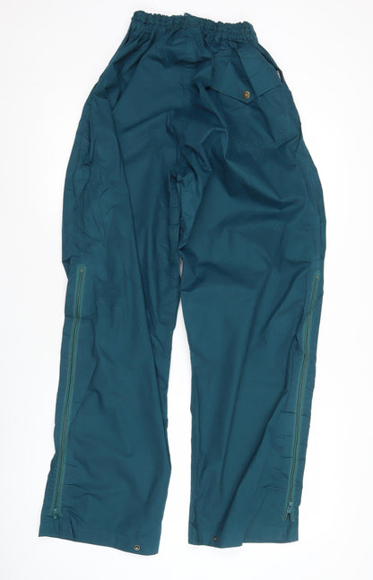 Regatta Mens Green L 38in Waist 32in Leg Rain Trousers