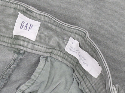 GAP Womens Green High Rise Skinny Jeans Size 4 Slim Fit