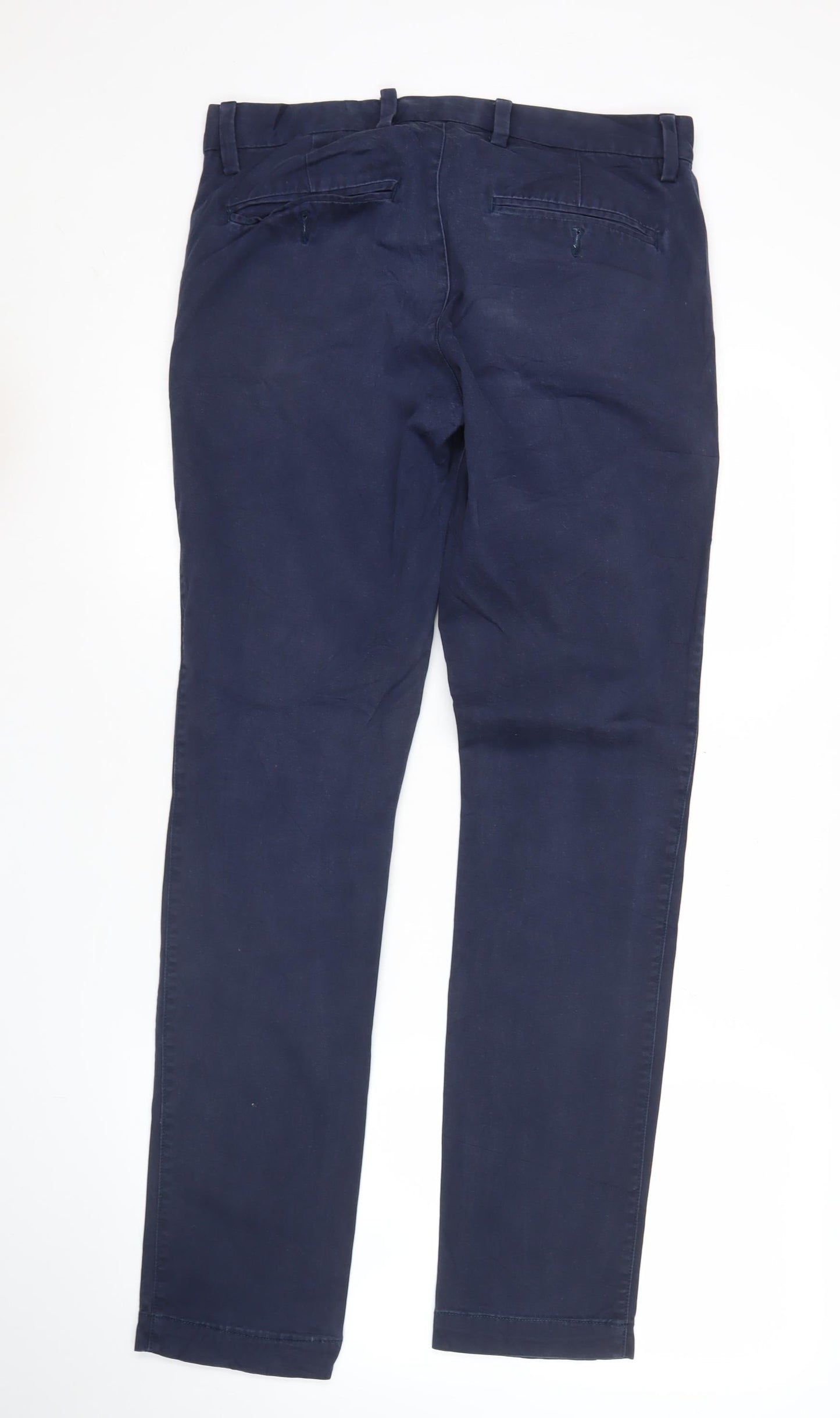 GAP Mens Blue Chino Skinny Trousers 30W x 32L Cotton Elastane