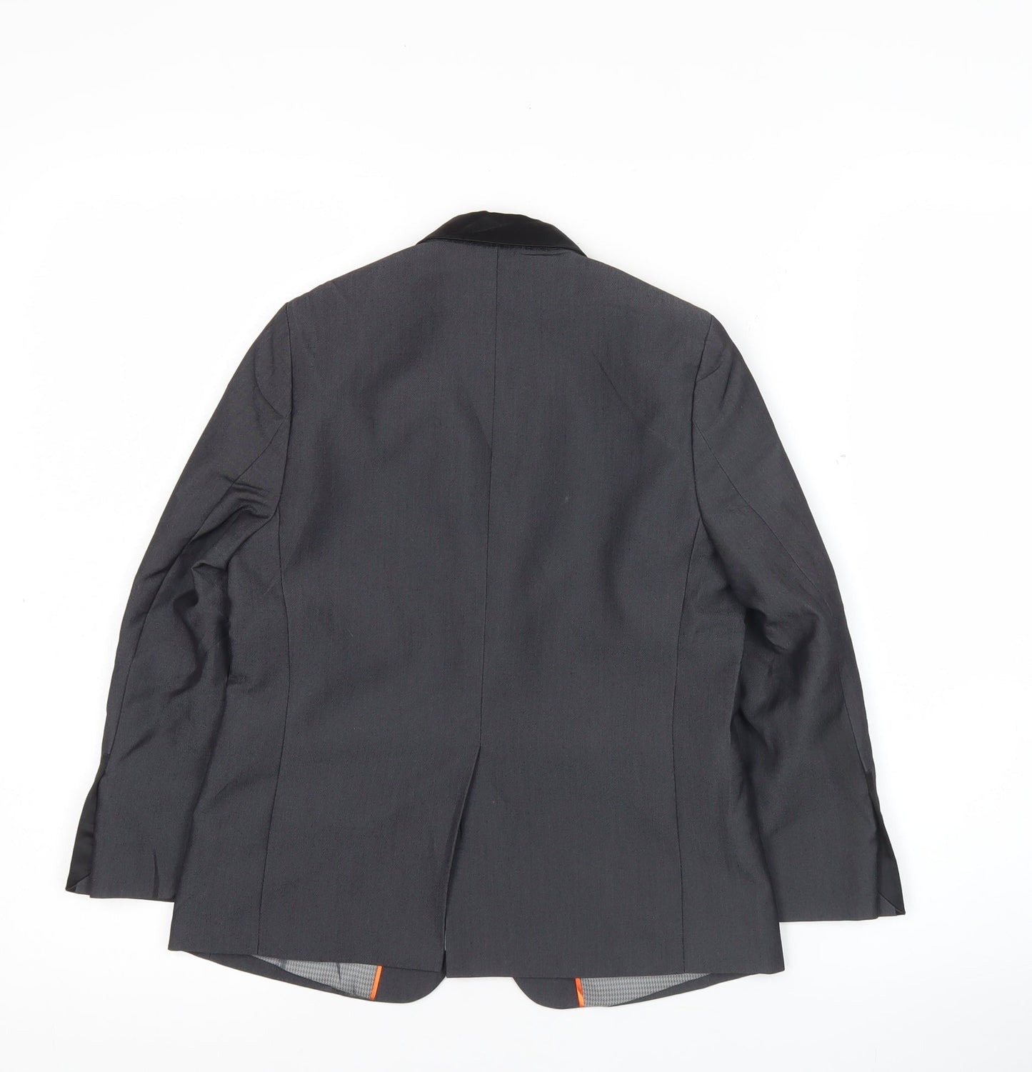 Next Boys Grey Suit Jacket 6 Years Regular Fit Single Breasted Formal Blazer