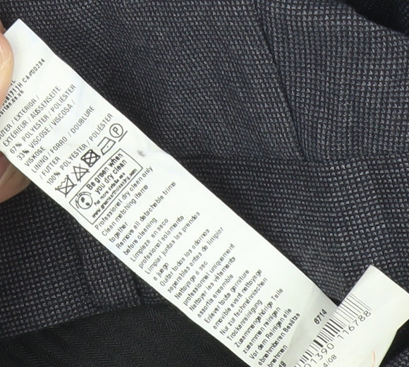Burton Menswear Mens Grey 34L Classic Fit Dress Trousers