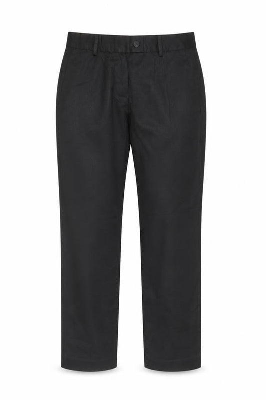 Brook Taverner Womens Black Classic Dress Pants Size 12 Straight Leg