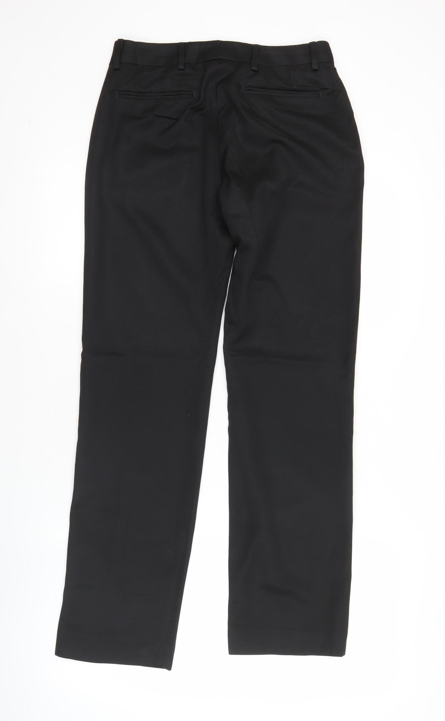 Brook Taverner Womens Black Classic Dress Pants Size 12 Straight Leg
