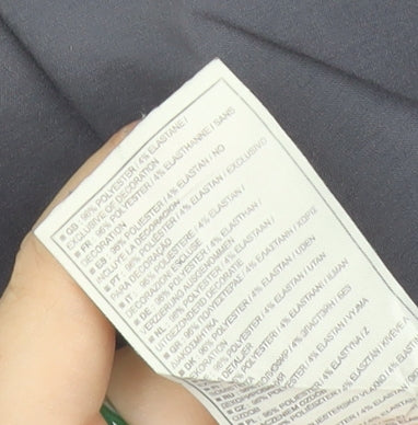 Nike Women Grey L Track Pants Elastic Waist Activewear Trousers