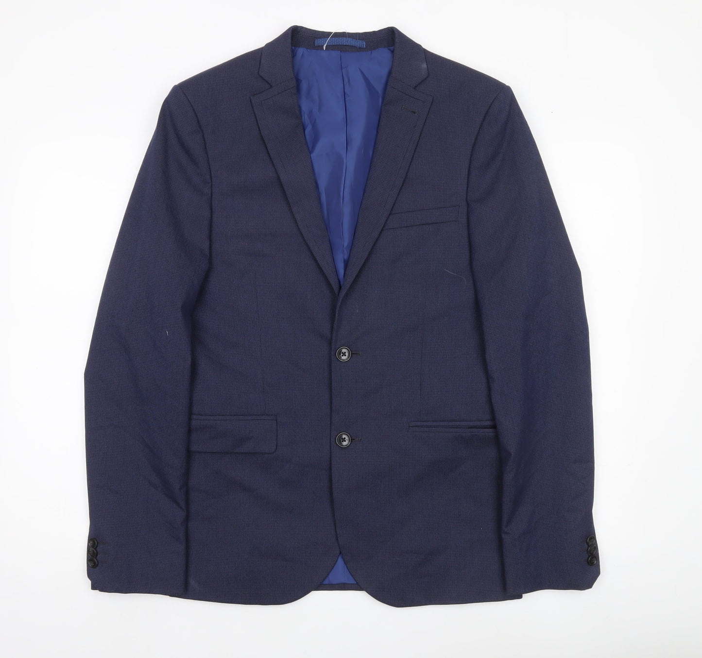 Mens UK Size 38 Marks and Spencer Regular Blue Suit Jacket