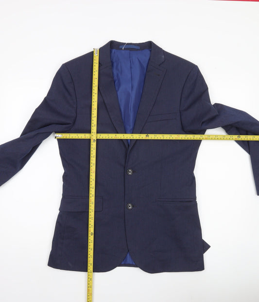 Mens UK Size 38 Marks and Spencer Regular Blue Suit Jacket