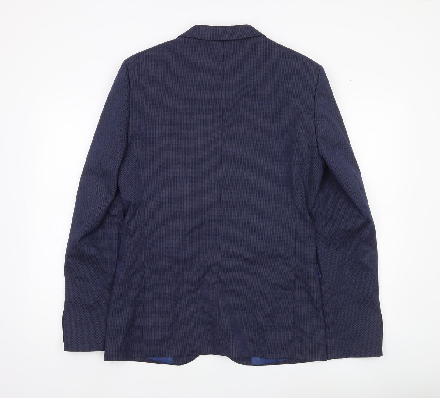 Mens UK Size 38 Marks and Spencer Regular Blue Suit Jacket