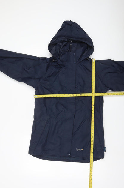 Womens UK Size 8 Regatta Blue Rain Coat