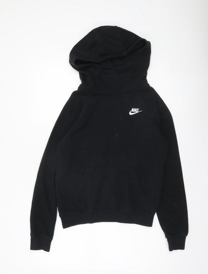 Nike Womens Black Pullover Hoodie XS Logo Sportswear