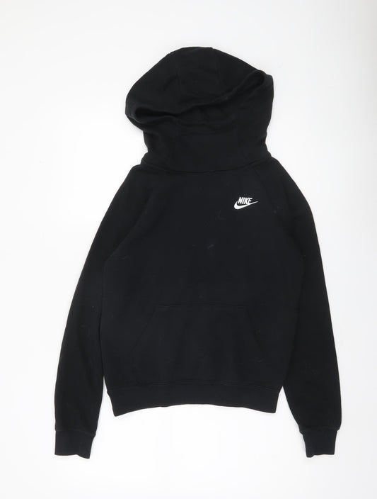 Nike Womens Black Pullover Hoodie XS Logo Sportswear