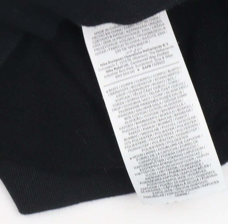 Nike Womens Black Pullover Hoodie XS Logo Sportswear