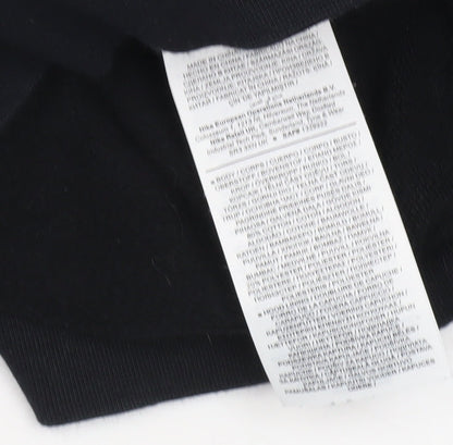 Nike Womens Black Pullover Hoodie XS Logo Sportswear