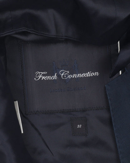 French Connection Men's Blue 38 Waistcoat Regular Fit Formal