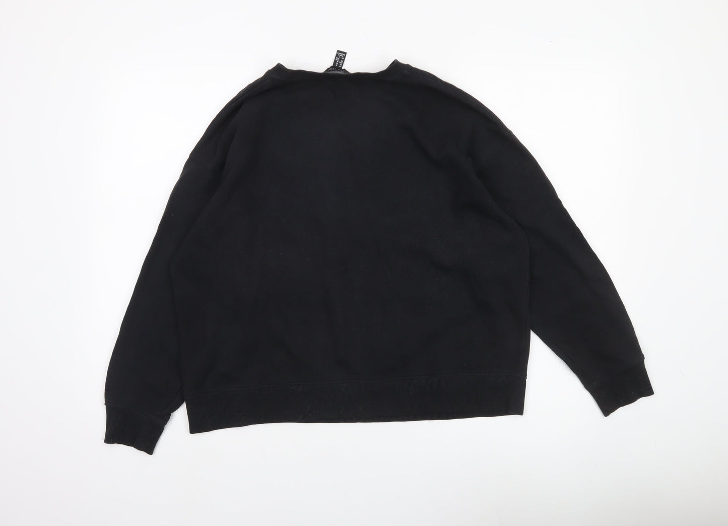 New Look Women’s Black Eagle Graphic Pullover Sweatshirt M