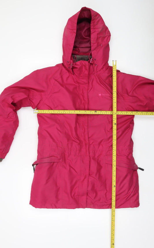 Womens UK Size 12 Peter Storm Pink Parka Coat