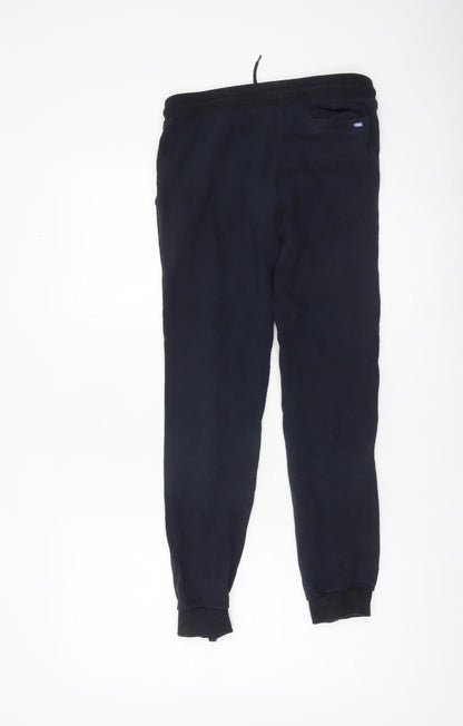 Unisex Kids UK Size 12 Years JACK & JONES Regular Fit Jogger Blue Trousers