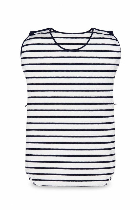 Debenhams Women’s Blue White Striped Scoop Neck Jersey T-Shirt Size 10