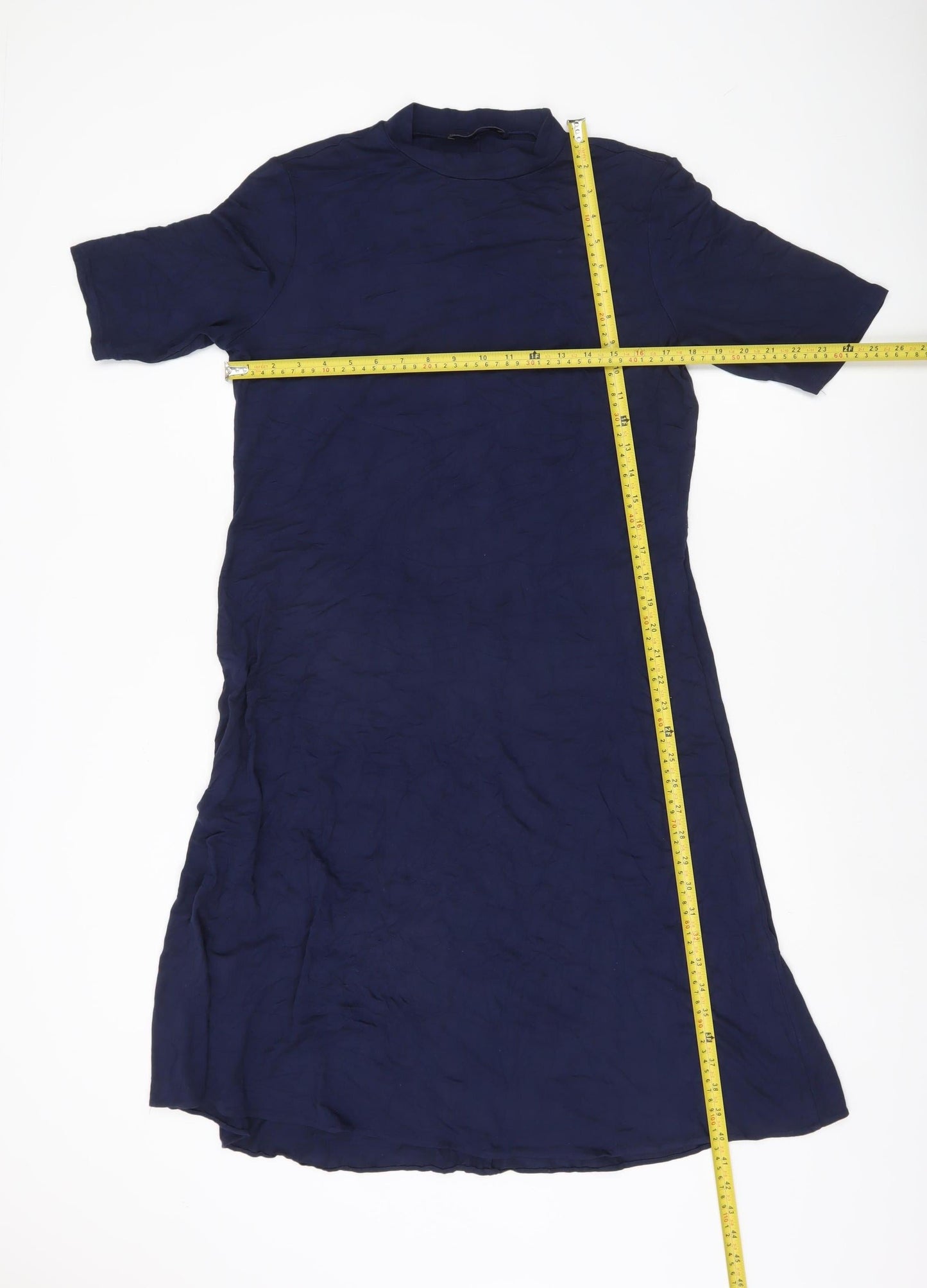 Marks and Spencer Womens Blue Size 14 Shift Midi Dress