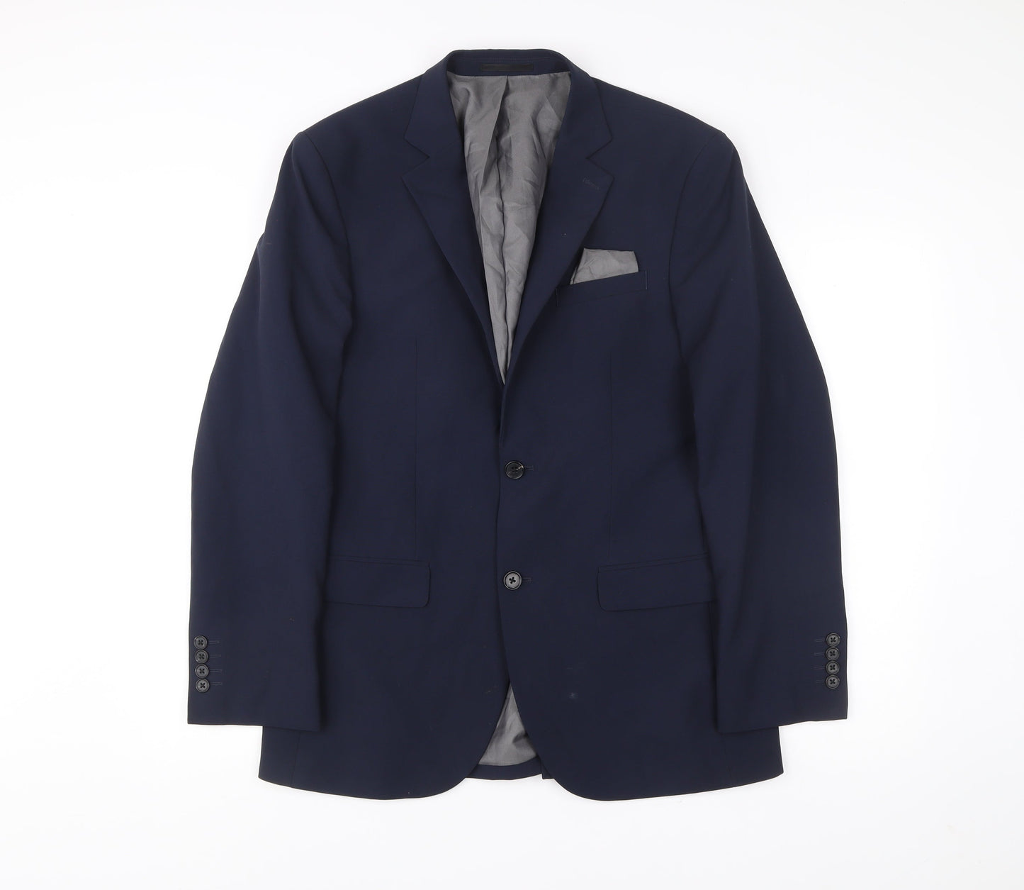 Next Men’s Blue 38R Regular Fit Tailored Blazer Jacket