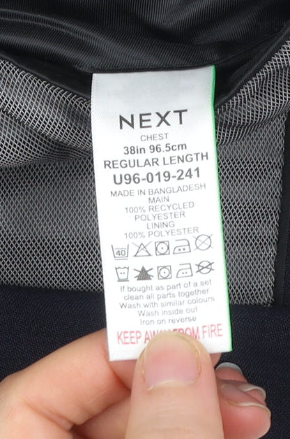 Next Men’s Blue 38R Regular Fit Tailored Blazer Jacket