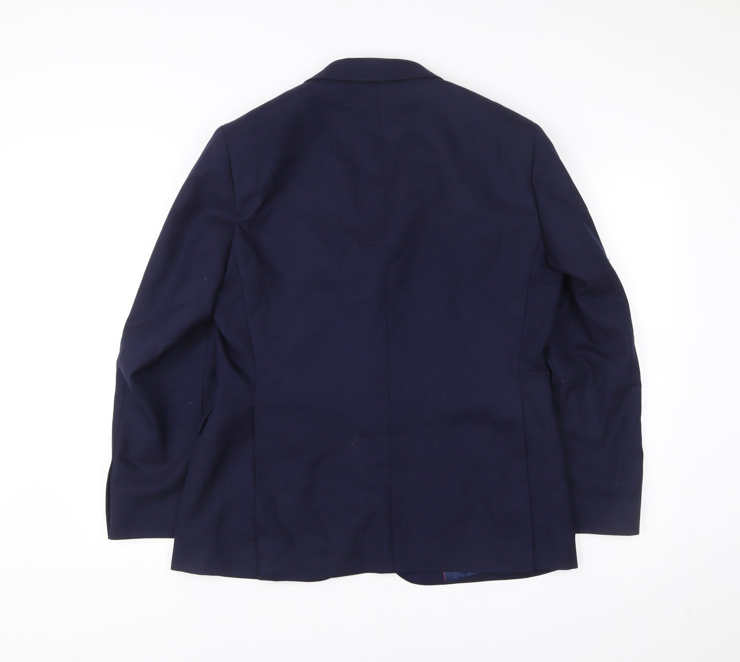 Chester Barrie Men’s Blue 40R Wool Single-Breasted Blazer Jacket