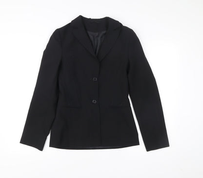 BAY Womens Black Blazer Jacket Size 8 Tailored Workwear