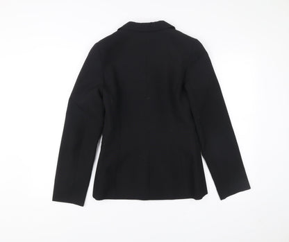 BAY Womens Black Blazer Jacket Size 8 Tailored Workwear